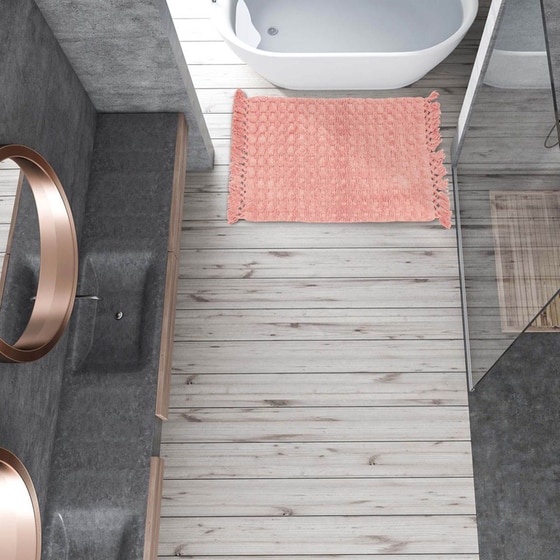 Πατάκι Μπάνιου Das Home Bathmats 0563 Βαμβακερό 50x80cm - Ροζ image 1