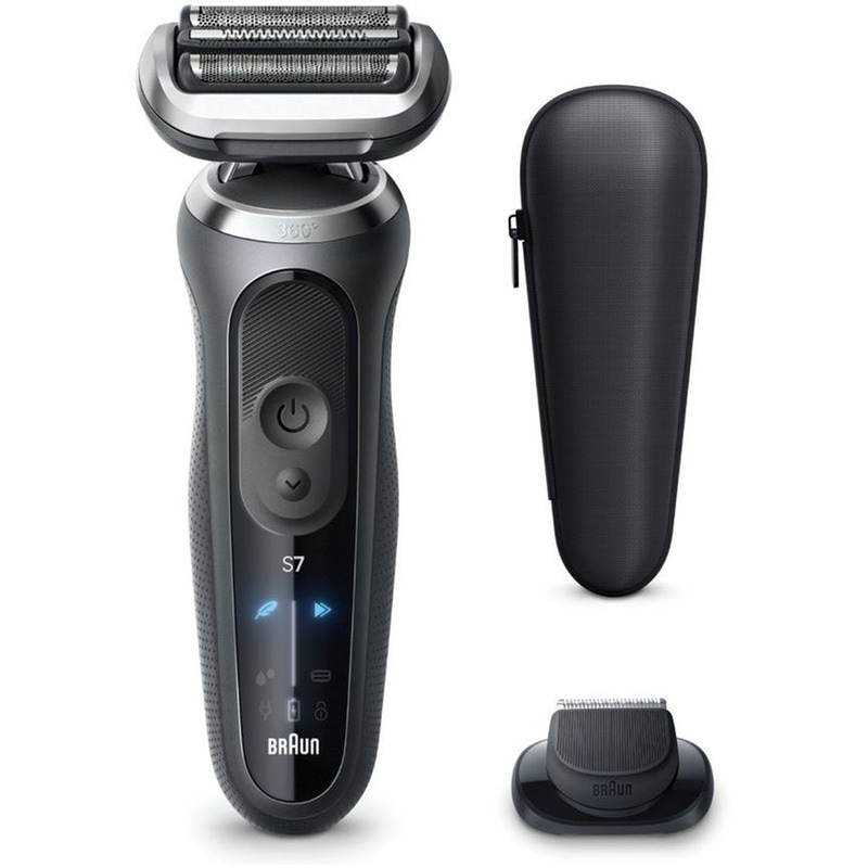 BRAUN Series 7 72-G1200S Ξυριστική Μηχανή Επαναφορτιζόμενη Μαύρο