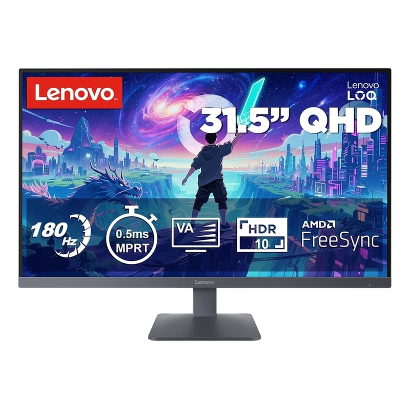 Lenovo LOQ 32Q-10 Monitor 31.5 QHD VA Flat 180Hz 0.5 ms