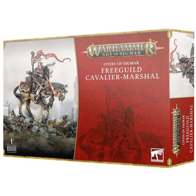 GAMES WORKSHOP Cities Of Sigmar: Freeguild Cavalier Marshal Warhammer: Age of Sigmar GAMES WORKSHOP
