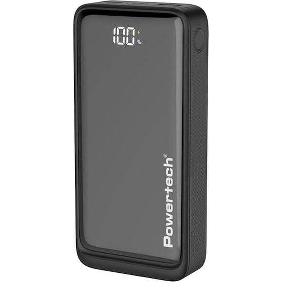 Powerbank Powertech PT-1327 20.000 mAh - Μαύρο image 2