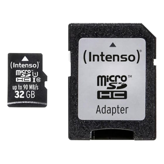 Intenso Professional microSDHC 32GB Class 10 U1 UHS-I με αντάπτορα image 0