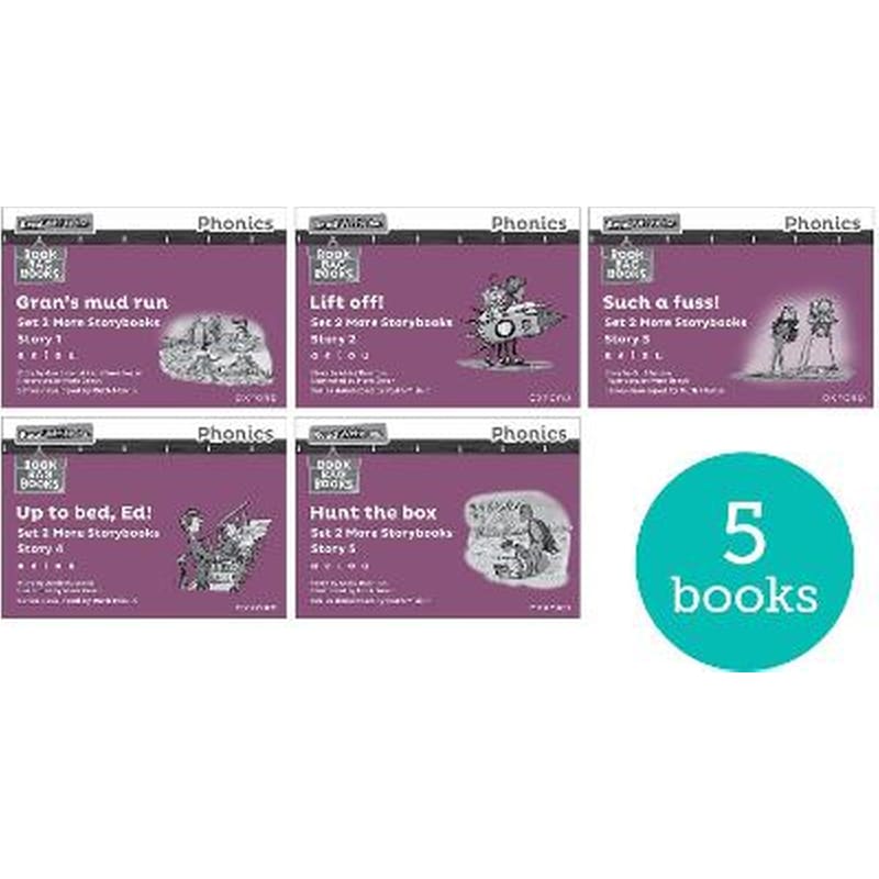 Read Write Inc. Phonics: Purple Set 2 More Black White Storybooks (Pack of 5)