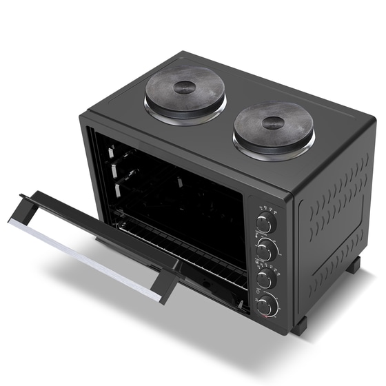 TURBOTRONIC TT-EV35TS 35 Lt Μαύρο Ηλεκτρικό Κουζινάκι image 6