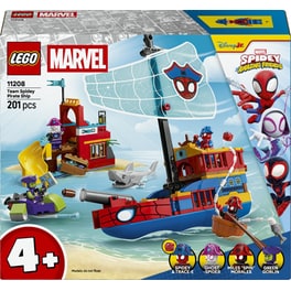 LEGO® Marvel Spidey And His Amazing Friends Πειρατικό Πλοίο Ομάδας Σπάιντι (11208)