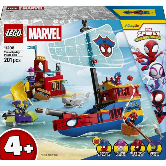 LEGO® Marvel Spidey And His Amazing Friends Πειρατικό Πλοίο Ομάδας Σπάιντι (11208) image 0