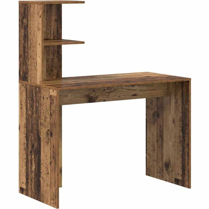 Γραφείο VidaXL από Επεξεργασμένο Ξύλο 102x50x124 cm - Παλιό Ξύλο