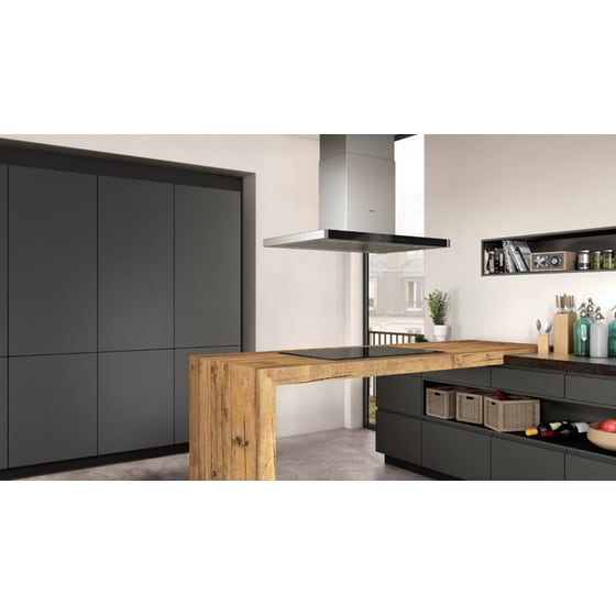 NEFF I96BMP5N0 90cm Inox Απορροφητήρας Νησίδα image 3