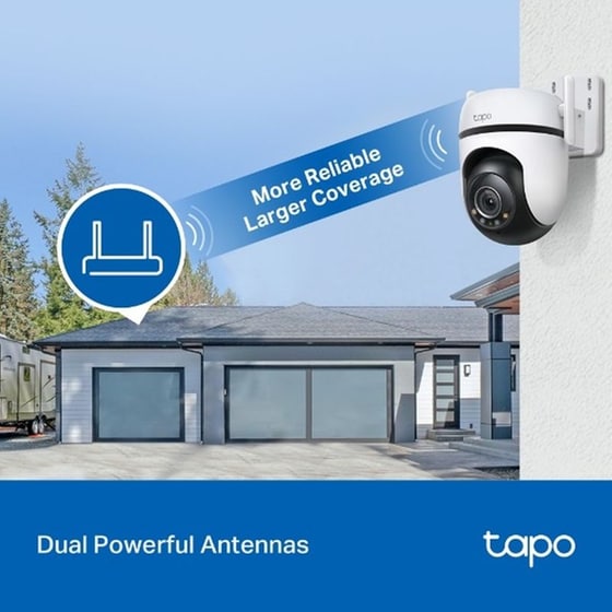 Ασύρματη IP Camera TP-Link Tapo C520WS 2K Dome με Ασύρματη Σύνδεση και 360° Κάλυψη image 6