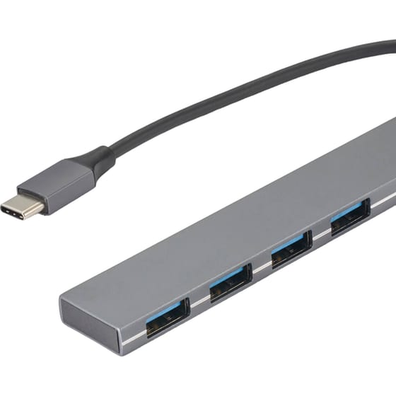 Hama 200101 USB Hub 4-Port USB 3.2 συμβατό με USB-C image 2