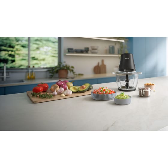 PHILIPS HR1502/00 Πολυκόπτης 2 L 450 W Μαύρο image 3