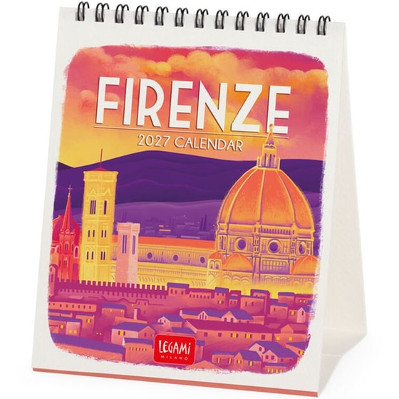 Πλανόγραμμα Μηνιαίο 2027 Επιτραπέζιο Legami 12M Firenze 12 x 14.5 cm image 0