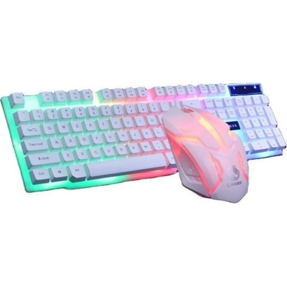 Aoas M-400 Σετ Gaming Πληκτρολόγιο με RGB φωτισμό & Ποντίκι (US) image 0