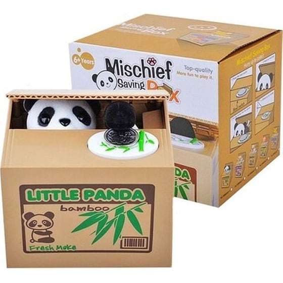 Κουμπαρας Αυτοματος Mm8807 Mischief Saving Box Little Panda image 0