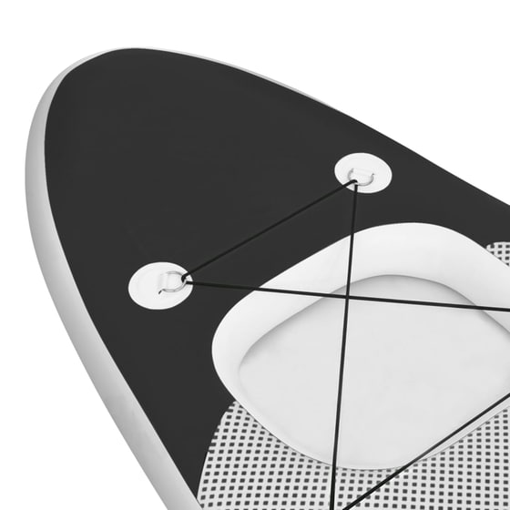 Φουσκωτή Σανίδα SUP VidaXL 300x75 cm - Μαύρη image 6