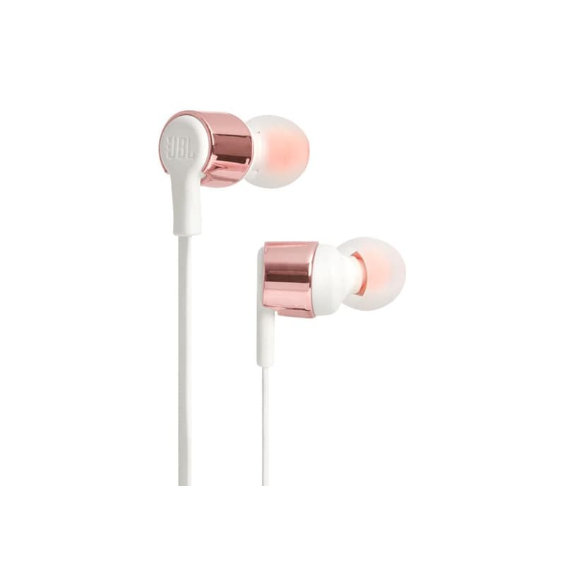 JBL Ακουστικά Handsfree JBL T210 3.5mm Jack - Ροζ- Χρυσό