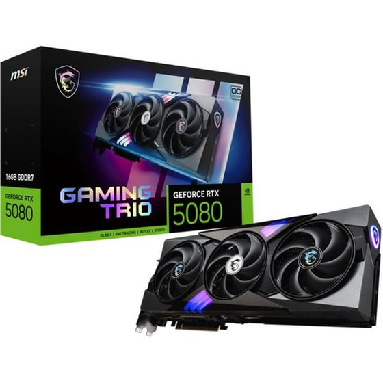 Κάρτα Γραφικών MSI GeForce RTX 5080 Gaming Trio 16GB OC image 6