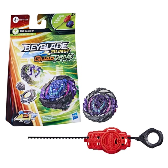 HASBRO Σβούρες Beyblade QuadDrive Starter Pack (4 Σχέδια) image 5