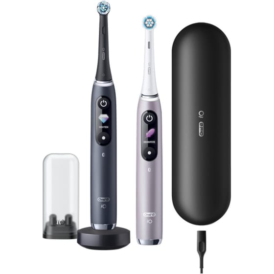 Σετ Ηλεκτρικές Οδοντόβουρτσες ORAL-B iO Series 9 DUO Black & Rose image 1