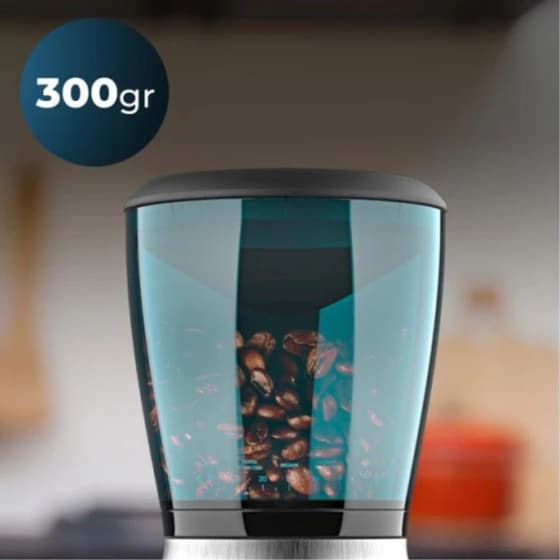 CECOTEC SteelMill Touch CEC-01805 200 W Ασημί Ηλεκτρικός Μύλος Άλεσης Καφέ image 4