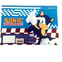 Μπλοκ&nbsp;Ζωγραφικής&nbsp;&&nbsp;Αυτοκόλλητα Gim&nbsp;40Φ. Sonic&nbsp;Classic