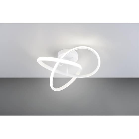 Trio Lighting Πλαφονιέρα Οροφής 40εκ. Λευκή με Ενσωματωμένο LED image 2