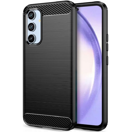 Θήκη Samsung Galaxy A54 - Techsuit Carbon Silicone - Μαύρο image 0