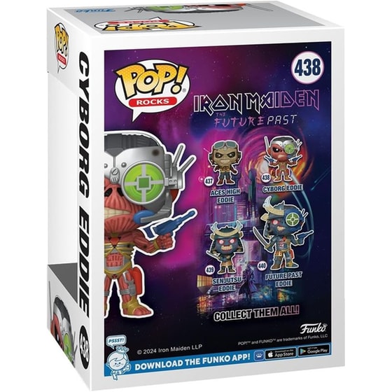 Funko Pop! Rocks - Iron Maiden - Cyborg Eddie #438 image 2