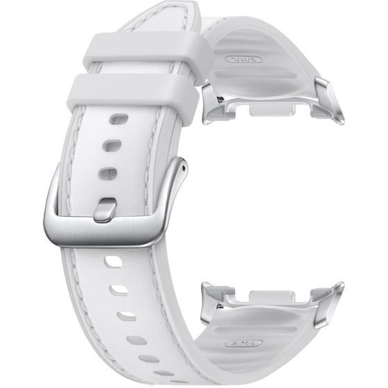 Λουράκι Samsung Hybrid S/M/L για Samsung Galaxy Watch8 40mm/44mm / Galaxy Watch8 Classic 46mm - White image 0