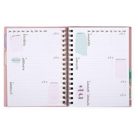 Ημερολόγιο Posh+Pop 2026 12Μ Σπιράλ Bow image 7