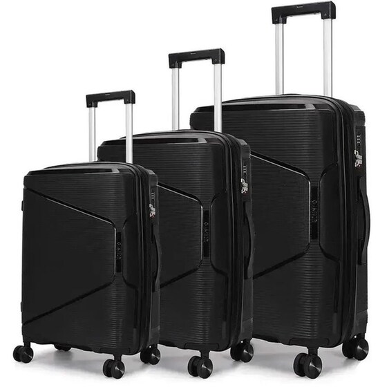 Σετ Βαλίτσες&nbsp;Amber&nbsp;Μαύρο image 0