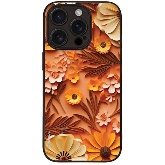 Θήκη Apple iPhone 16 Pro - Sonique 3D Flower Series - Πορτοκαλί image 0
