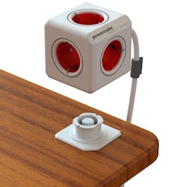 Πολύπριζο Allocacoc Powercube 1.5m 5ac Outlet(s) Grey,red
