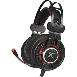 Xtrike Me GH-913 Gaming Ενσύρματα Ακουστικά USB/3.5mm με LED Φωτισμό - Μαύρα/Κόκκινα
