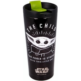 Κούπα Θερμός Stor The Mandalorian Grogu Πλαστική 425 ml - Μαύρη