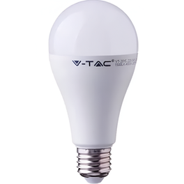 Λαμπτήρας LED V-Tac E27 A65 15W 2700K - Θερμό Λευκό