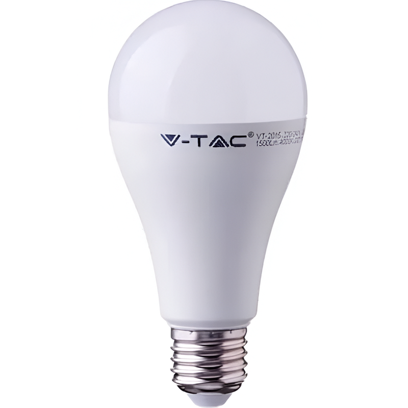 Λαμπτήρας LED V-Tac E27 A65 15W 2700K - Θερμό Λευκό E-DAMIANAKIS