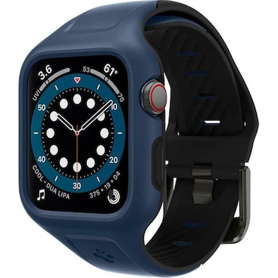Spigen Liquid Air Pro Θήκη Σιλικόνης Apple Watch Se/6/5/4 (44mm) - Blue (acs02225) image 0