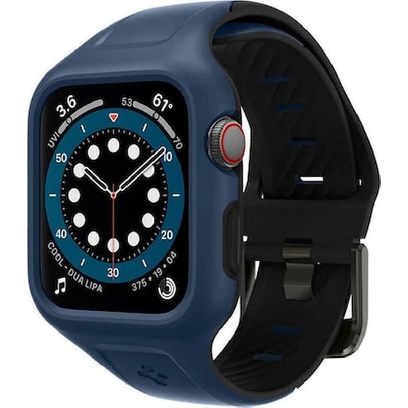 Spigen Liquid Air Pro Θήκη Σιλικόνης Apple Watch Se/6/5/4 (44mm) - Blue (acs02225)