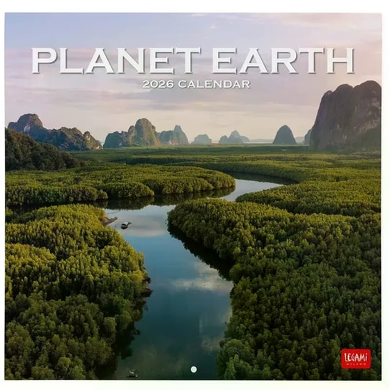Ημερολόγιο Τοίχου Legami 2026 Planet Earth 30x29cm image 0