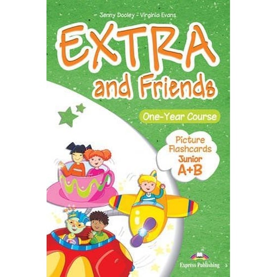 Extra & Friends One-Year Course Picture Flashcards Junior A+B image 0