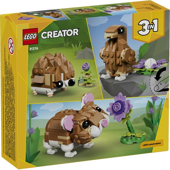 LEGO® Creator Cute Hamster with a Flower (31376) image 3