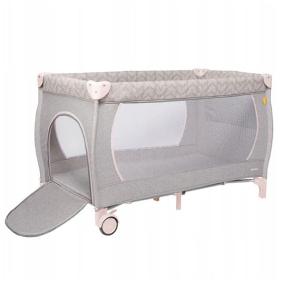 Πτυσσόμενο Παρκοκρέβατο Skiddou Lunar Pink 2040023 image 1