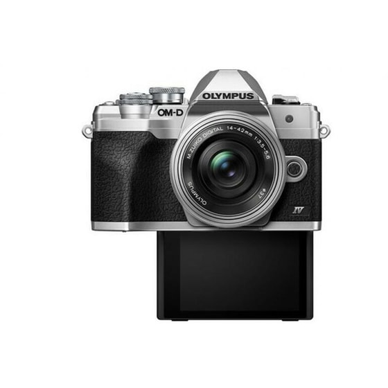 Φωτογραφική Μηχανή Mirrorless Olympus E-M10 IV SLV Kit 14-42mm f/3.5-5.6 - Ασημί image 3