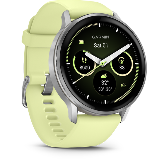 Smartwatch Garmin Venu 4 45mm - Silver with Citron image 2
