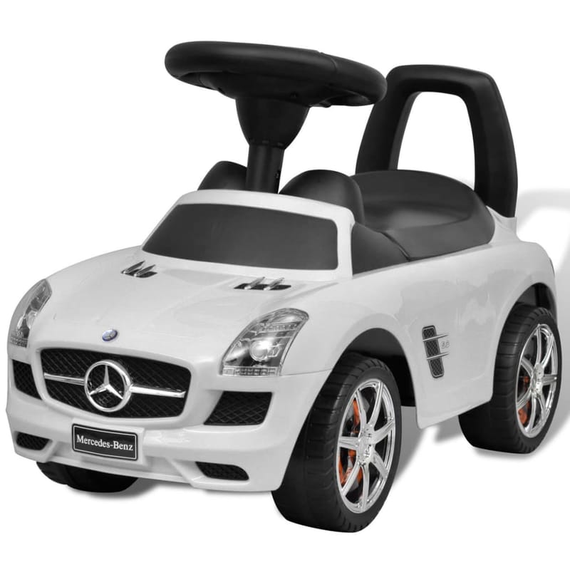 Vidaxl Mercedes Benz Αυτοκίνητο Παιδικό Ποδοκίνητο Λευκό