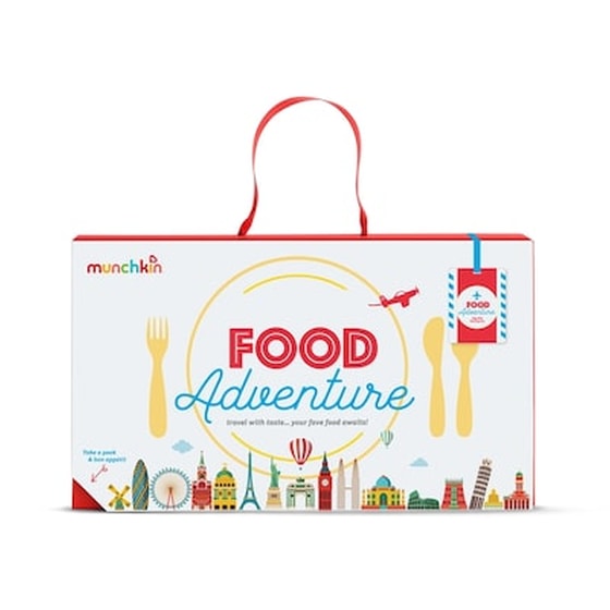 Munchkin Παιδικό Σετ Φαγητού Food Adventure Big Kid Dining Set Blue 051875 image 3