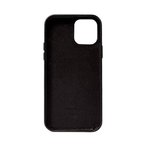 Θήκη Apple iPhone 12 Pro Max - Crong Essential Eco Leather - Black image 3