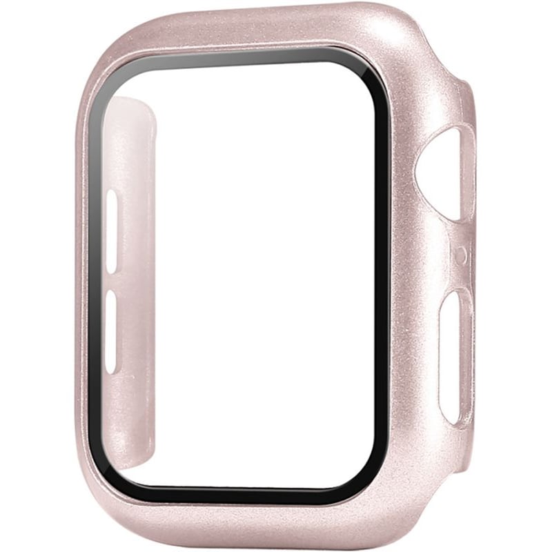 SONIQUE Θήκη Sonique Προστασία PC + Tempered Glass για Apple Watch 41mm - Ροζ Χρυσό