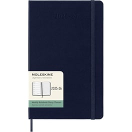 Ημερολόγιο Εβδομαδιαίο Moleskine 2025-2026 18Μ Large Saphire Blue Hard